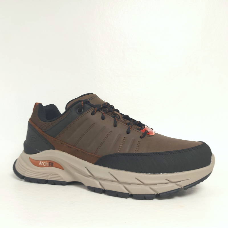 SKECHERS 210319 BROWN/DARK-0