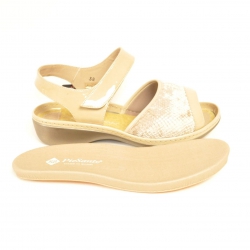 PIE SANTO 6816 BEIG/ROSA-1